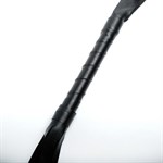 Черная плеть из эко-кожи с витой ручкой - 55 см. - фото 1426895