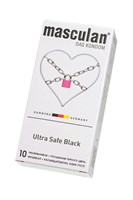 Ультрапрочные презервативы Masculan Ultra Safe Black - 10 шт. - фото 1424664
