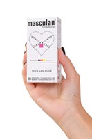 Ультрапрочные презервативы Masculan Ultra Safe Black - 10 шт. - фото 1424666