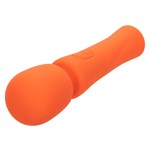 Оранжевый вибромассажер Stella Liquid Silicone Mini Massager - 14,5 см. - фото 1428502