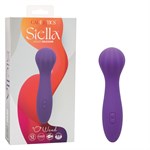 Фиолетовый вибромассажер Stella Liquid Silicone “O” Wand - 17,75 см. - фото 1428504