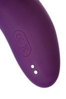Фиолетовый вибромассажер с клиторальной стимуляцией Megam - фото 1431721