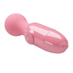 Нежно-розовый мини-вибратор с шаровидной головкой Mini Stick - фото 1429301