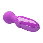 Фиолетовый мини-вибратор с шаровидной головкой Mini Stick - фото 1429305