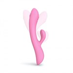 Розовый вибратор-кролик Bunny   Clyde - 22,5 см. - фото 1426096