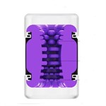 Фиолетовый сквозной мастурбатор Through HARD - фото 1426149