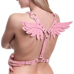Розовая портупея «Оки-Чпоки» с крыльями - фото 1427157