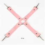 Розовый БДСМ-набор «Оки-Чпоки» из 11 предметов - фото 1427232