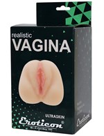 Телесный мастурбатор-вагина 3D - фото 1432320