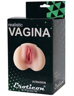 Телесный реалистичный мастурбатор-вагина 3D - фото 1432339