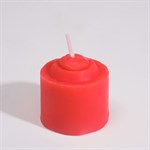 Красная свеча для БДСМ «Роза» из низкотемпературного воска - фото 1427246