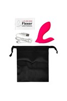 Розовый вибратор в трусики Flexer для стимуляции точки G 369896 - фото 70350