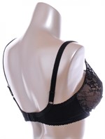 Соблазнительный бюстгальтер с мягкой чашкой +size и декоративными бретелями 370308 Соблазнительный бюстгальтер с мягкой чашкой +size и декоративными бретелями 370308