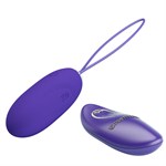 Фиолетовое виброяйцо Jenny-Yourth с пультом ДУ - фото 1429349