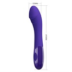 Фиолетовый вибростимулятор Elemetal-Youth - 19,3 см. - фото 1429568