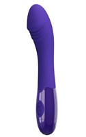 Фиолетовый вибростимулятор Elemetal-Youth - 19,3 см. - фото 1429563