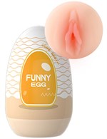 Мастурбатор-вагина в форме яйца Funny Egg - фото 1432362