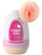 Мастурбатор-яйцо Funny Egg с входом-вагиной - фото 1432366