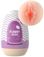Мастурбатор-вагина Funny Egg в форме яйца - фото 1432367
