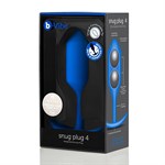 Синяя пробка для ношения Snug Plug 4 - 14,5 см. 371000 - фото 33886