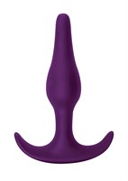 Фиолетовая анальная пробка Starter - 10,5 см. - фото 1435487
