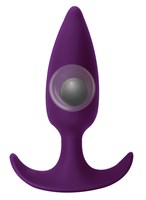 Фиолетовая пробка со смещенным центром тяжести Delight - 10,5 см. - фото 1435490