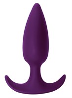 Фиолетовая пробка со смещенным центром тяжести Delight - 10,5 см. - фото 39429