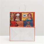 Подарочный крафтовый пакет Pop Art» - 32х19,5х37 см. - фото 1428776