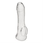 Прозрачная насадка на пенис Transparent Penis Enhancing Sleeve Extension - 15,9 см. 371186 - фото 116120