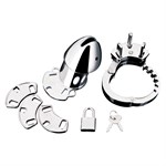 Клетка на пенис из металла Obedience Cock Cage 371819