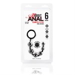 Черные силиконовые анальные бусы Silicone Anal Beads - 21 см. 372220 - фото 31159