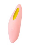 Розовый вакуумный стимулятор Lily - фото 1431879