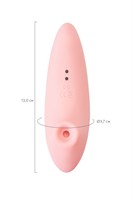 Розовый вакуумный стимулятор Lily - фото 1431881