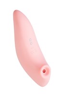 Розовый вакуумный стимулятор Lily - фото 1431874