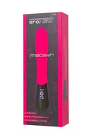 Ярко-розовый вибратор Mecawn - 20,5 см. - фото 1430752