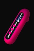 Ярко-розовый вакуум-волновой стимулятор Molette - фото 1430778