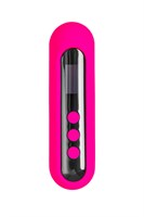Ярко-розовый вакуум-волновой стимулятор Molette - фото 1430763
