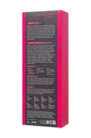 Ярко-розовый вибратор с клиторальной стимуляцией Rablock - 23,5 см. - фото 1430786