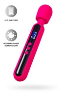 Ярко-розовый wand-вибратор Mashr - 23,5 см. - фото 1430794