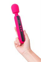 Ярко-розовый wand-вибратор Mashr - 23,5 см. - фото 1430800
