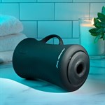 Черный вибромастурбатор с гироскопом Gyro Stroke 373418