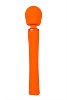 Оранжевый вибромассажер Vim Vibrating Wand - 31,3 см. - фото 1434923