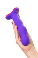 Фиолетовый фаллоимитатор Stubs Bouncer - 18,5 см. - фото 1434947