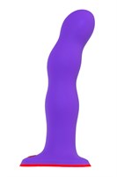 Фиолетовый фаллоимитатор Stubs Bouncer - 18,5 см. - фото 1434948
