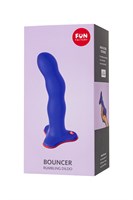 Фиолетовый фаллоимитатор Stubs Bouncer - 18,5 см. - фото 1434950