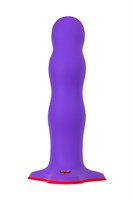 Фиолетовый фаллоимитатор Stubs Bouncer - 18,5 см. - фото 565114