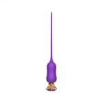 Фиолетовый тонкий стимулятор Nipple Vibrator - 23 см. 373741 - фото 69103