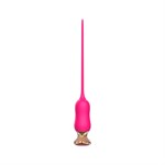 Розовый тонкий стимулятор Nipple Vibrator - 23 см. 373742 - фото 128518