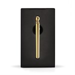 Золотистая подвеска-вибратор Genie Flirting Pen 373743