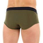 Мужские трусы-брифы цвета хаки 374226